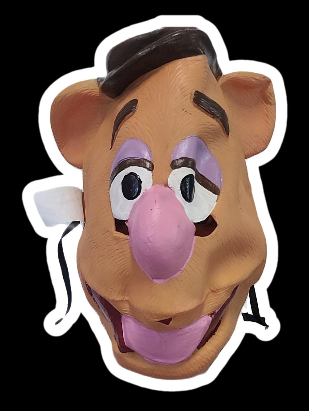 Fozzie Bear Halloween Latex Adult Mask Muppets Studio Costume